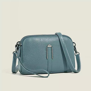 Bolsa Feminina De Couro Lídia Azul