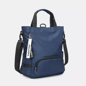 Bolsa Mochila Feminina Impermeável 3 Em 1 Tigernu Azul