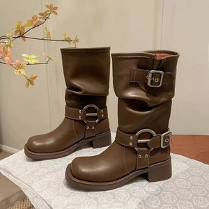 Bota Feminina Marrom Tessa Machimelo