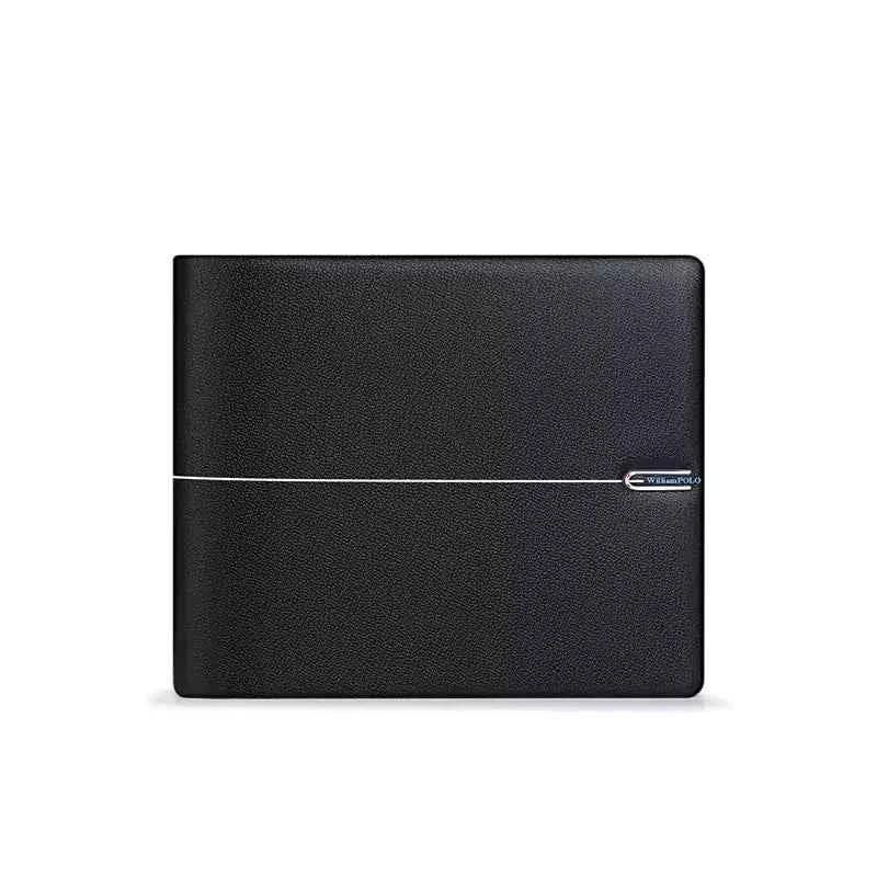 Carteira William Polo Em Couro Legítimo Bifold