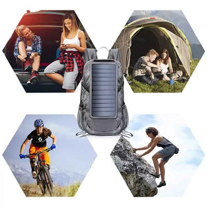 Mochila De Caminhada Com Carregador Solar