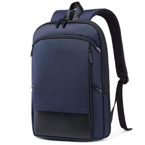Mochila Para Notebook 15.6" Compacta Expansível À Prova D'Água Azul