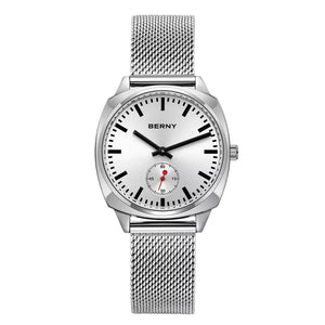 Relógio Feminino Prata Aurora