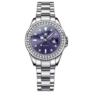 Relógio Feminino Quartz Lume Purple