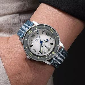 Relógio Masculino Mecânico Automático Cadisen Explorer Branco