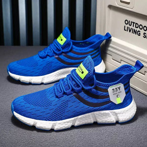 Tênis Colorido Feminino Running Azul