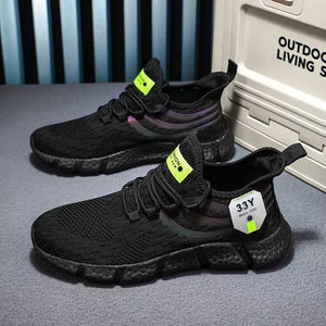 Tênis Colorido Feminino Running Preto