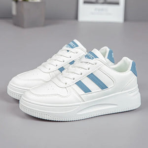 Tênis Feminino Branco Essence Com Azul