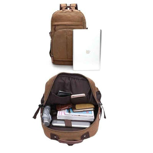 Mochila De Lona Masculina Para Notebook