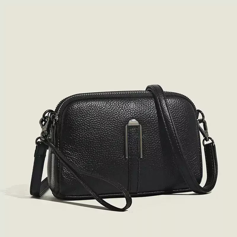 Bolsa Feminina De Couro Lídia Preta
