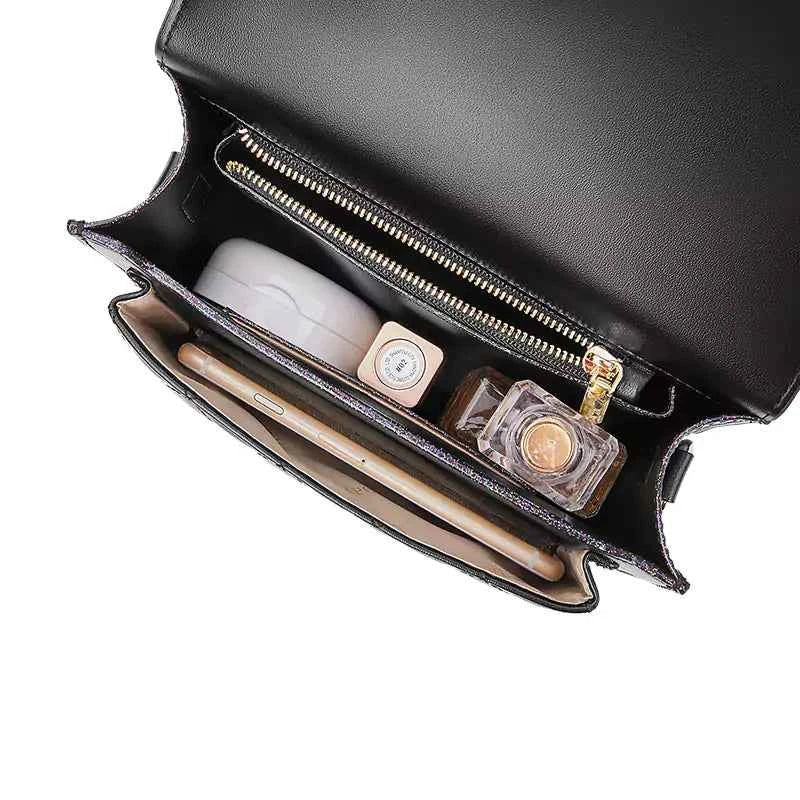 Bolsa Feminina William Polo Original Couro Legítimo Mini Flap