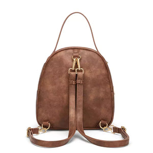 Bolsa Mochila Feminina de Couro Mia