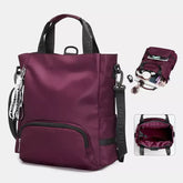 Bolsa Mochila Feminina Impermeável 3 Em 1 Tigernu Vinho
