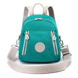 Bolsa Mochila Feminina Pequena Íris Azul