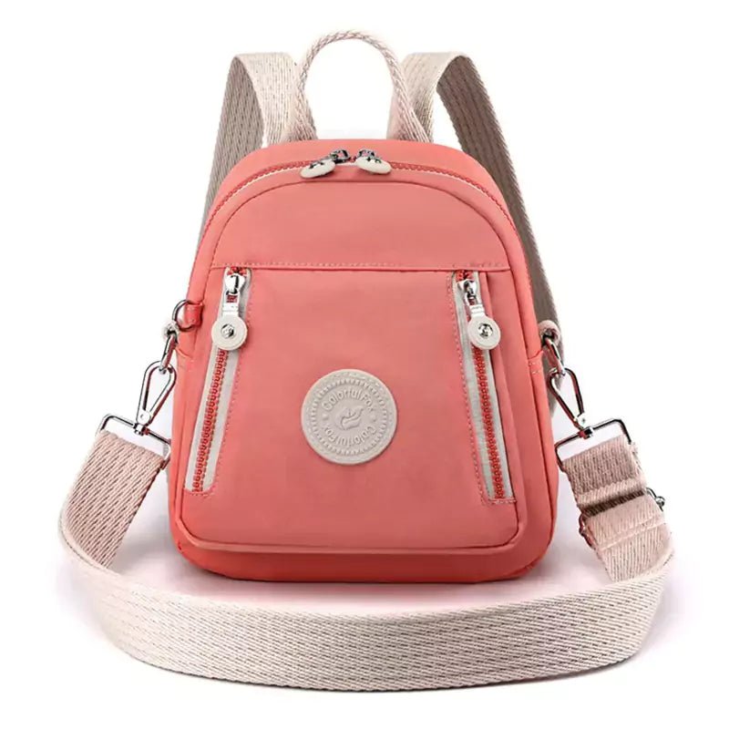 Bolsa Mochila Feminina Pequena Íris Rosa