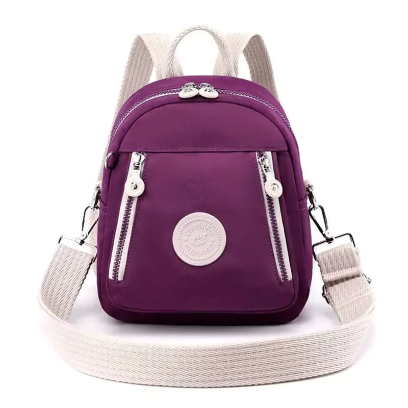 Bolsa Mochila Feminina Pequena Íris Roxo