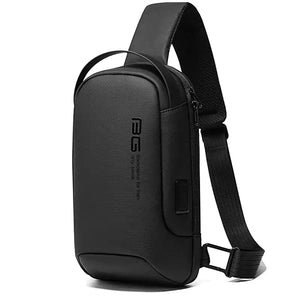 Bolsa Transversal Antifurto Com Porta USB Evo Preta