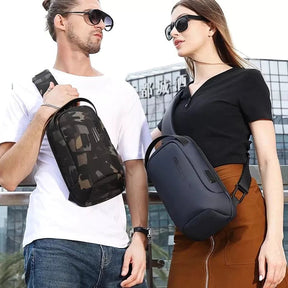 Bolsa Transversal Antifurto Com Porta USB Evo