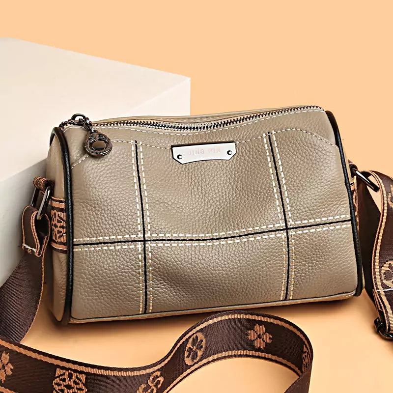 Bolsa Transversal Feminina Pequena Laís Bege