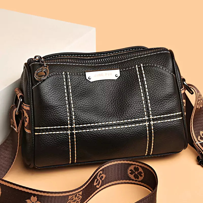 Bolsa Transversal Feminina Pequena Laís Preta
