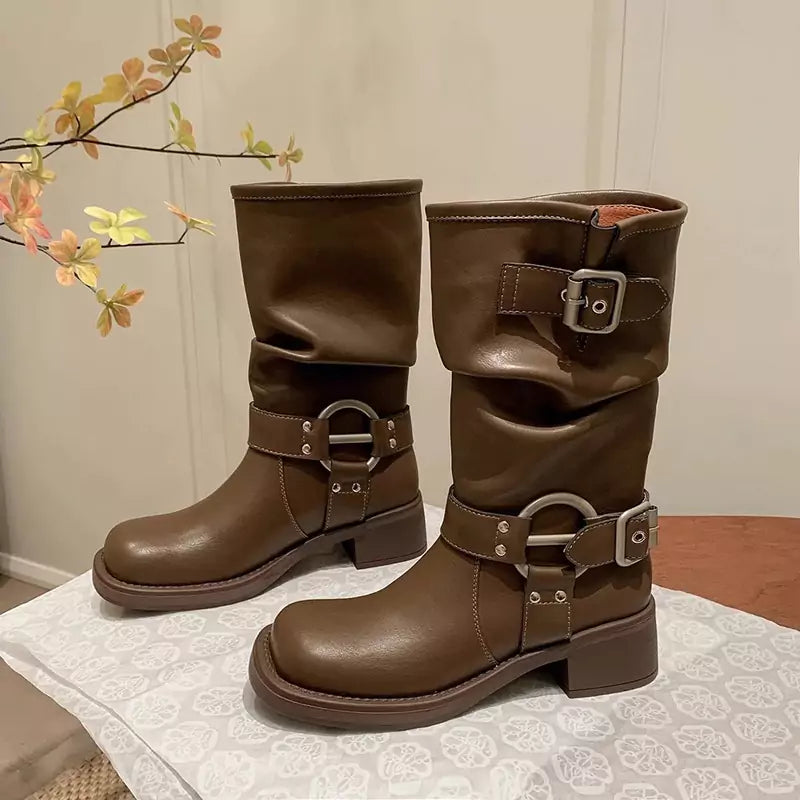 Bota Feminina Marrom Tessa Machimelo