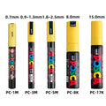 caneta-posca-kit-com-5-tamanhos-pc-1m-3m-5m-8k-17k-amarelo