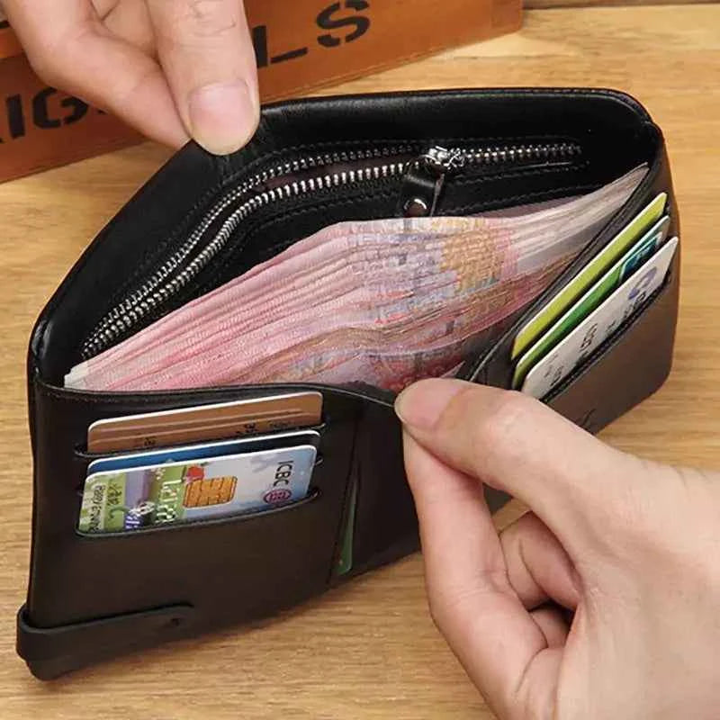 Carteira De Couro Masculino Bison Denim Orion