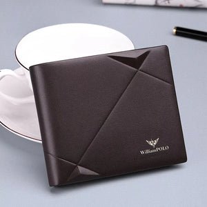 Carteira William Polo Em Couro Legítimo Textur