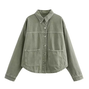 Jaqueta Jeans Feminina Amora