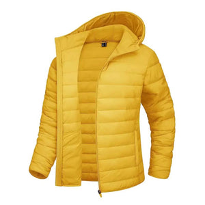 Jaqueta Puffer Feminina Com Capuz Leve 1