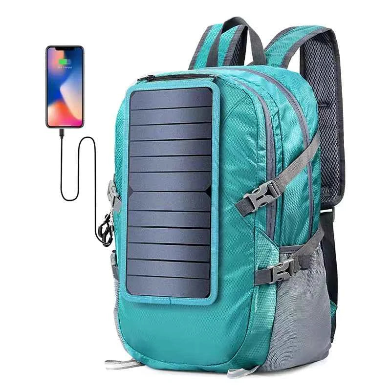Mochila De Caminhada Com Carregador Solar