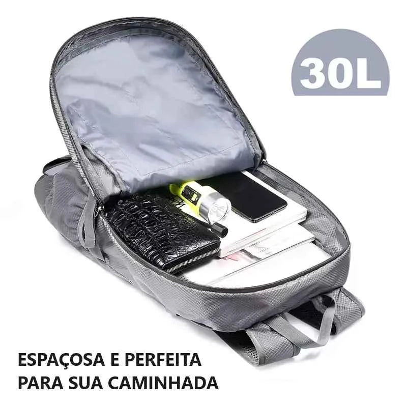 Mochila De Caminhada Com Carregador Solar