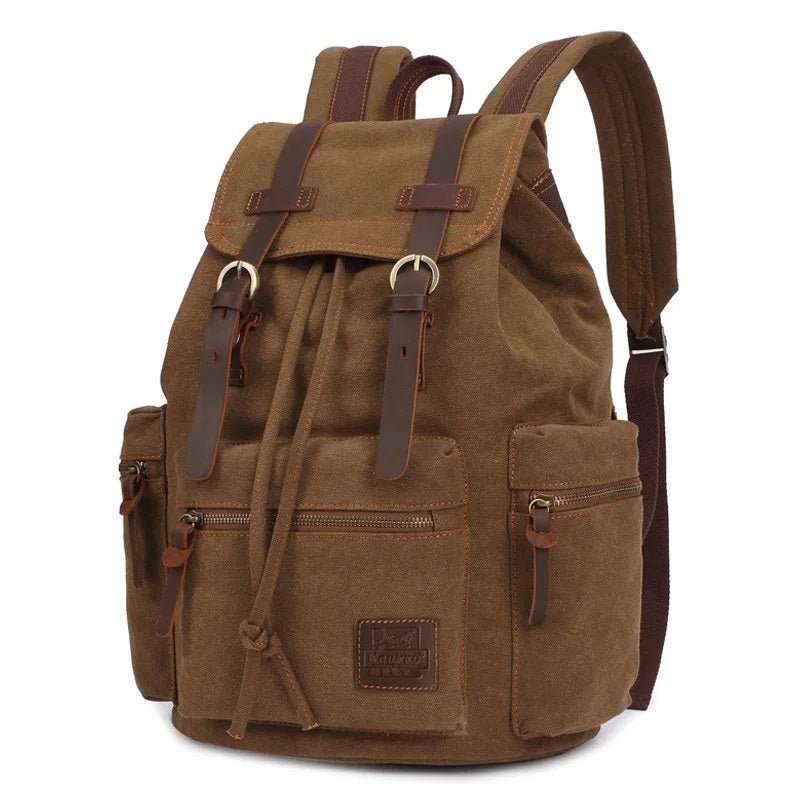 Mochila de Lona Masculina Vintage