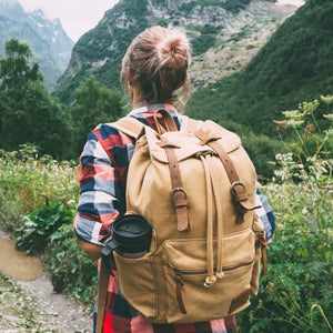 Mochila de Lona Vintage