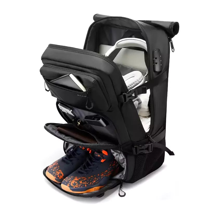 Mochila De Viagem Antifurto 3 Em 1 Apex Machimelo, Mochila Para Notebook, Mochila Impermeável, Mochila Feminina, Mochila Masculina