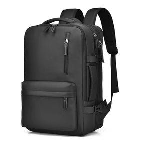 Mochila De Viagem Expansível Machimelo Preta, Mochila Para Notebook, Mochila Impermeável, Mochila Feminina, Mochila Masculina