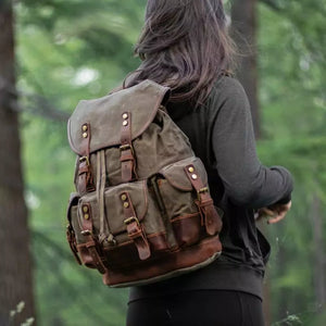 Mochila De Viagem Lona Encerada Ventura