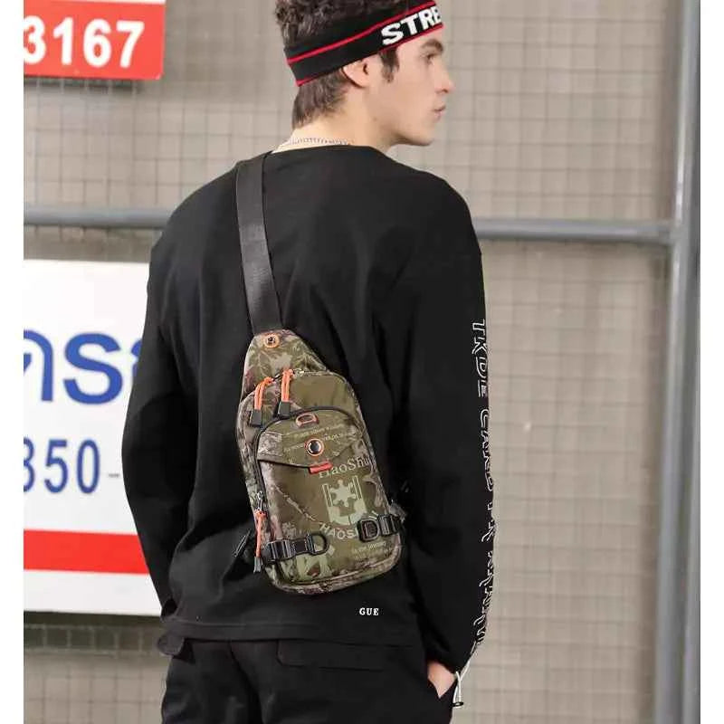 Mochila Masculina Casual Transversal