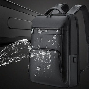 Mochila William Polo De Couro Para Notebook 15.6 Polegadas