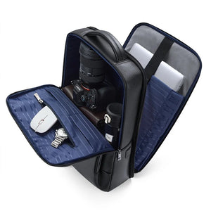 Mochila William Polo De Couro Para Notebook 15.6 Polegadas