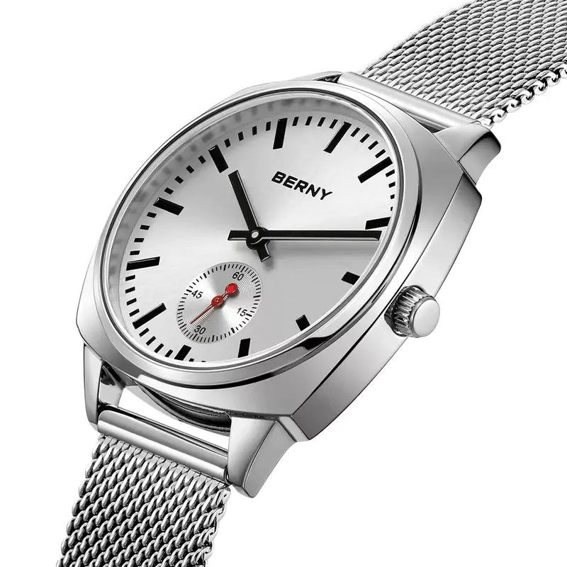 Relógio Feminino Prata Aurora, Relógio Feminino Prata