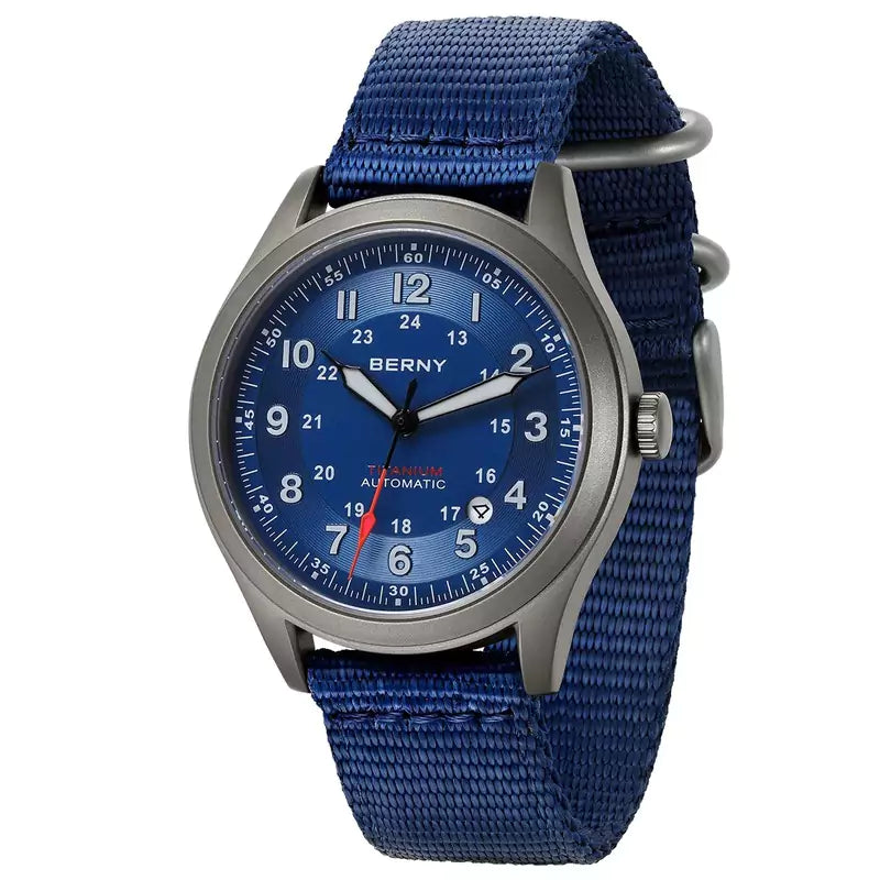 Relógio Masculino Automático Titanium Blue 1