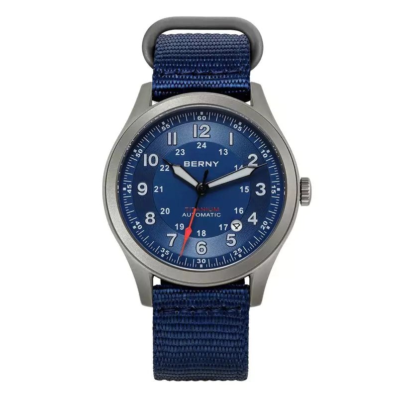 Relógio Masculino Automático Titanium Blue 2