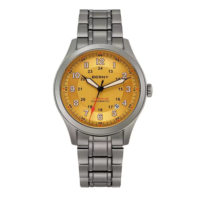 Relógio Masculino Automático Titanium Orange 1