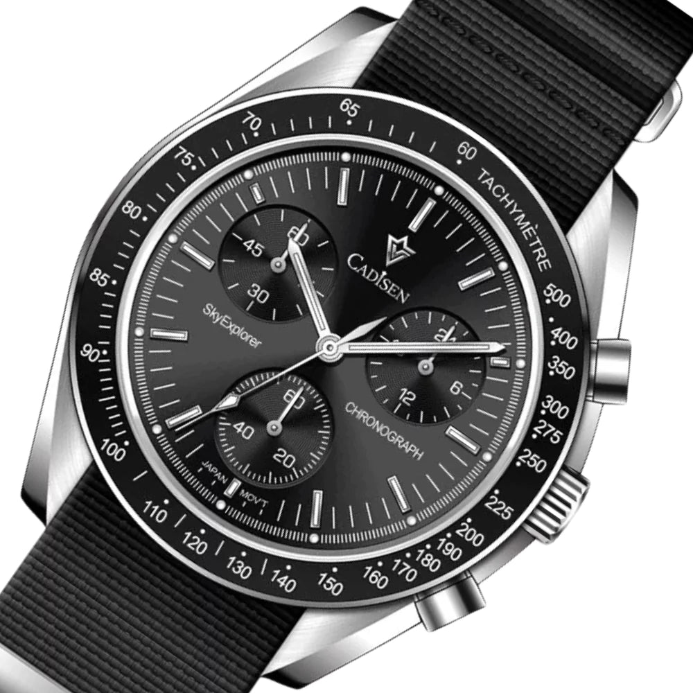 Relógio Masculino Quartzo Sky Explorer Preto