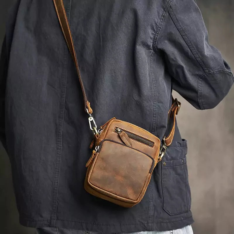 Shoulder Bag Couro Legítimo Aurum Machimelo