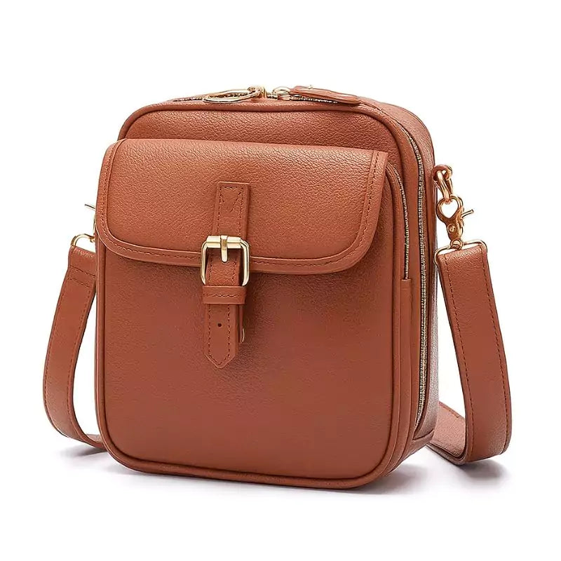 Shoulder Bag Feminina Dália, Bolsa Transversal Feminina, Bolsa de Ombro Feminina, Bolsa de Couro, Shoulder Bag