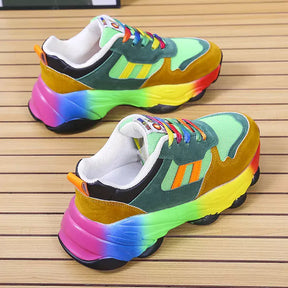 Tênis Colorido Feminino Confort Rainbow 7