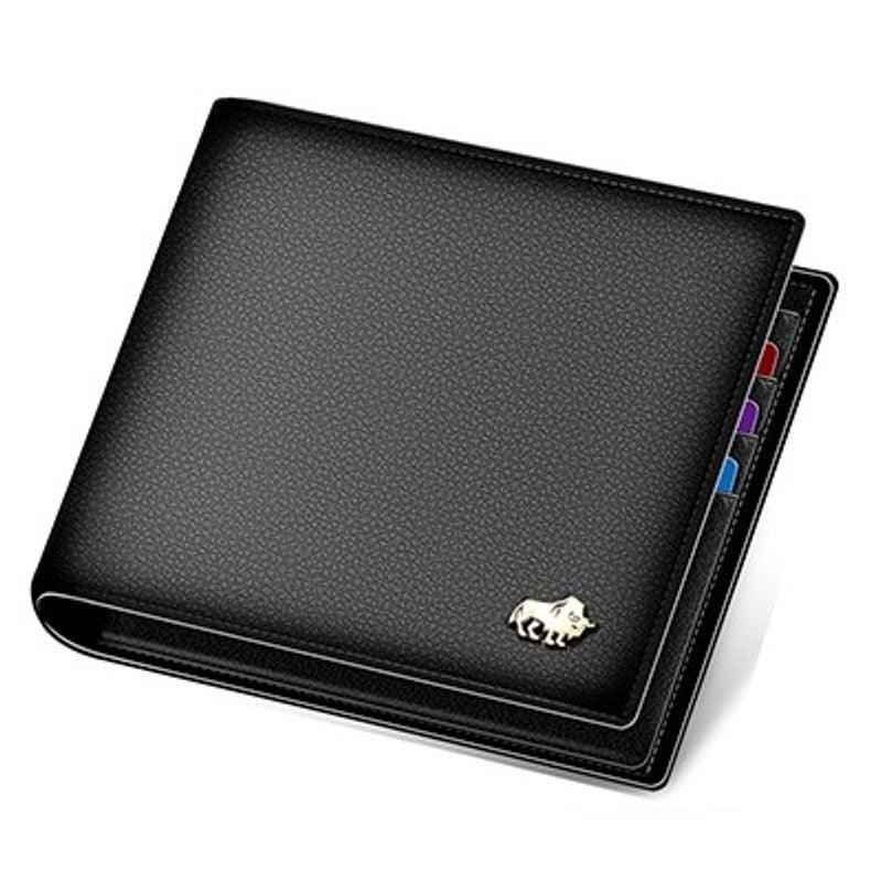 Carteira Masculina Couro Bison Denim Original Bifold