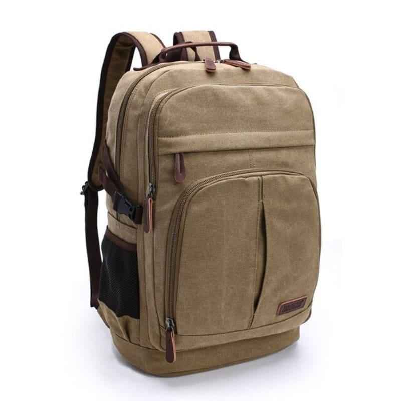 Mochila De Lona Masculina Para Notebook